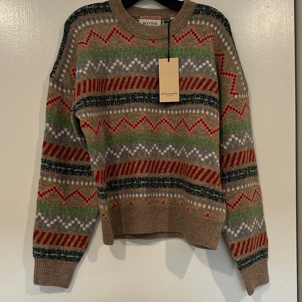 Scotch & soda Fair Isle Relaxed pullover